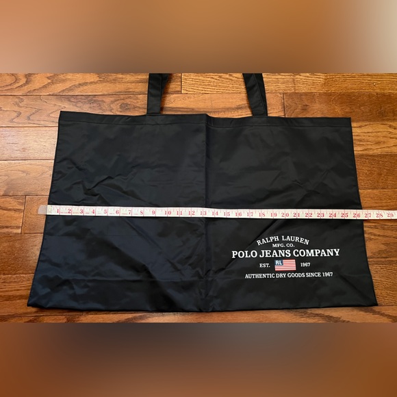 RARE- Polo Sports Extra Large Nylon Shopping Tote Bag - Navy - Picture 6 of 6